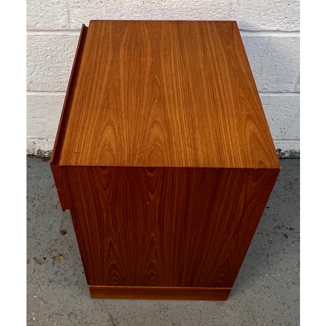 Mid-Century Modern Danish Teak Night Stand For Sale - Image 10 of 14