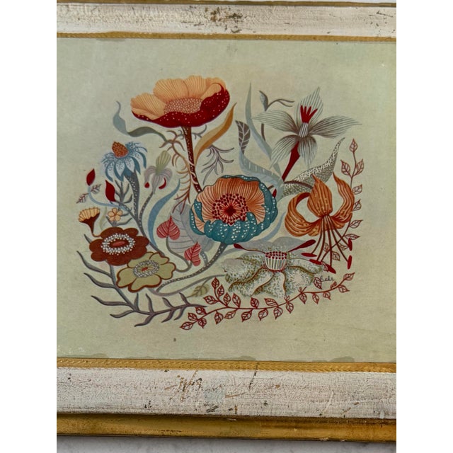 Mid 20th Century Vintage Italian Florentine Square Wall Plaques - A Pair For Sale - Image 5 of 12