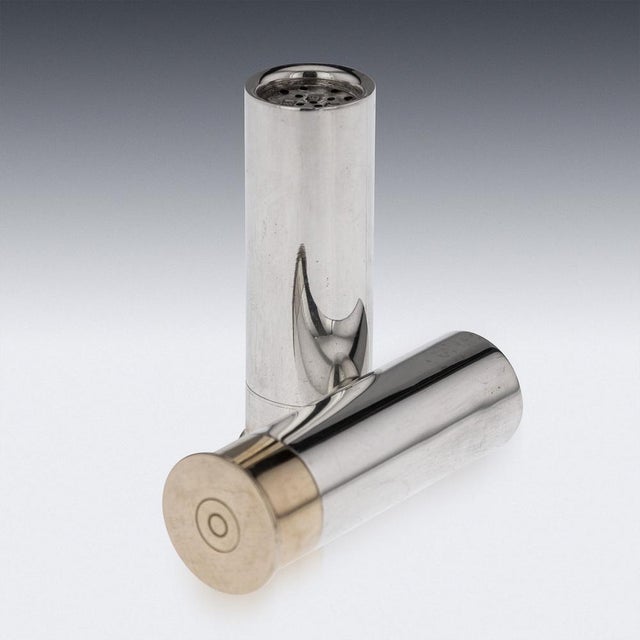 Scottish Salt & Pepper Shotgun Cartridges, Edinburgh, 1914, Set of 2 For Sale - Image 3 of 11