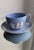 English 1970s Wedgwood Jasperware Tea Cup and Saucer in a Pale Blue Colorway For Sale - Image 3 of 12