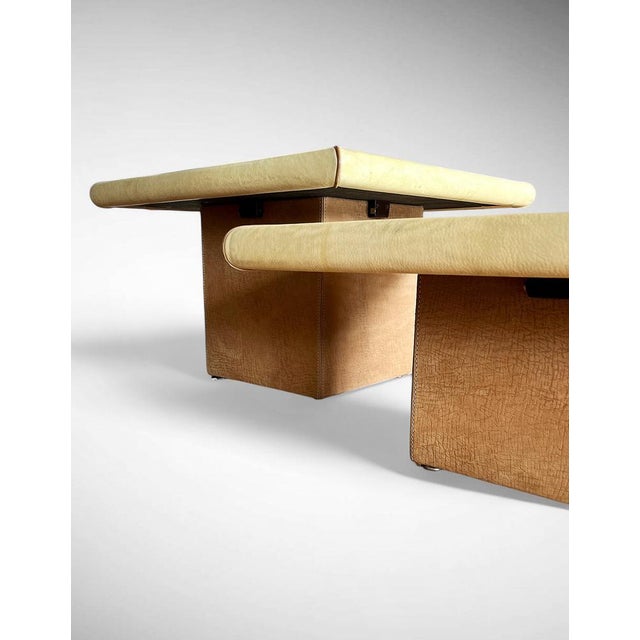Set of Side Tables by Carlo Bartoli, 1980s For Sale - Image 6 of 9