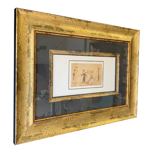 French Satirical Cartoon Titled "Double Mis-Adventure For Sale