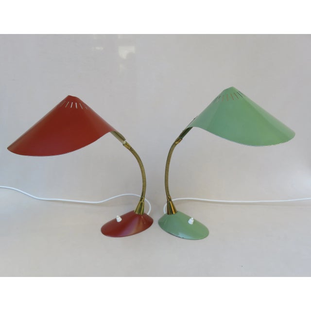 Metal Cobra Desk Lamps from Cosack, 1950s, Set of 2 For Sale - Image 7 of 18
