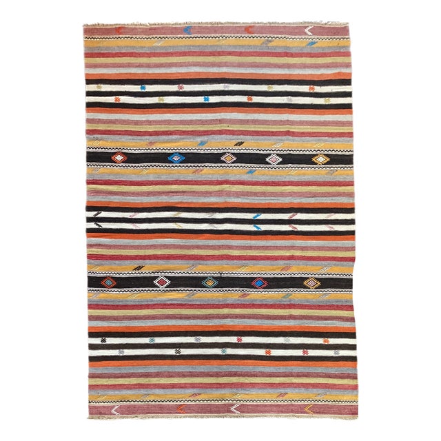Vintage Anatolian Kilim Rug, 1960s For Sale