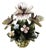 Porcelain Flower Basket from Capodimonte For Sale