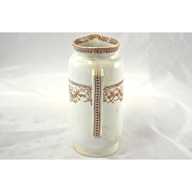 1800s English Transferware Pitcher For Sale - Image 9 of 11