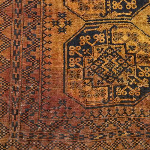 Vintage Bukhara Rug, Afghanistan For Sale - Image 5 of 8