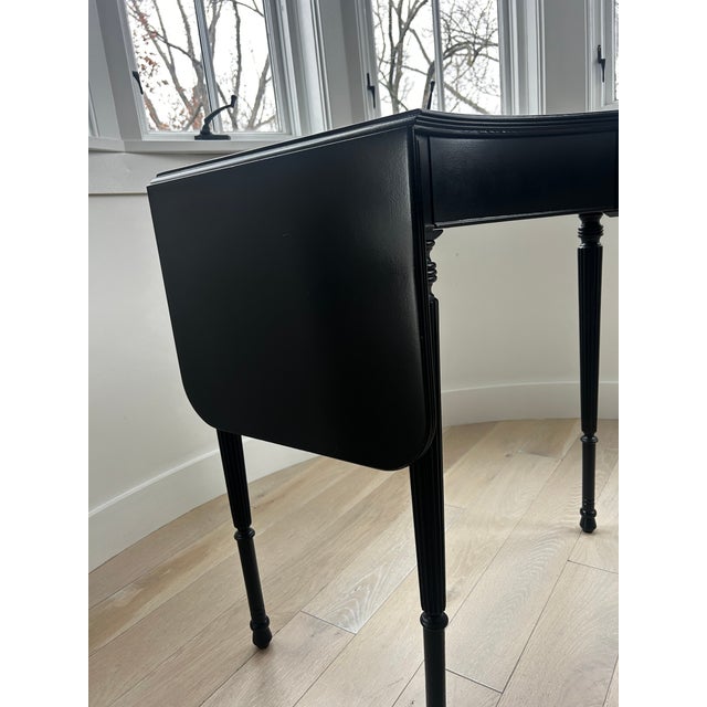 Modern Antique HalfMoon Desk For Sale - Image 3 of 8