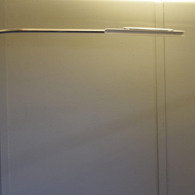 Gesto Terra Arc Floor Lamp in Marble and Chromed Metal by Bruno Gecchelin for Skipper, 1970s For Sale - Image 6 of 10