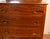 Brown 1900s English Hepplewhite Mahogany Inlaid Low & High Dressers With Mirrors Chests of Drawers For Sale - Image 8 of 18