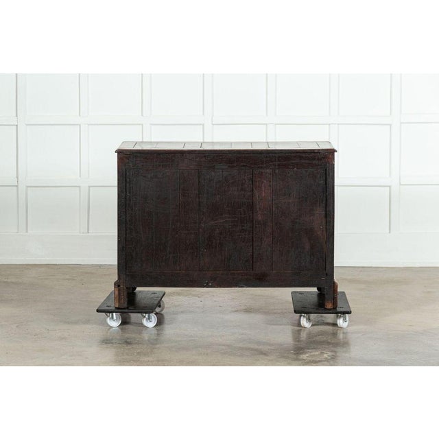 George III English Oak Mule Chest, 1780 For Sale - Image 14 of 17