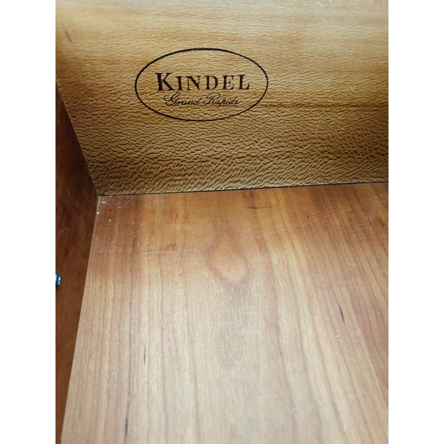 1970s Custom Refinished Kindel Grand Rapids French Directoire 14-Drawer Bedroom Suite (2-Piece Set) For Sale - Image 10 of 12