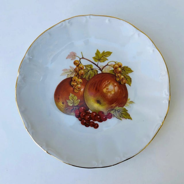 1970s Set of 6 Bareuther Waldsassen Dessert Plates, Made in Bavaria For Sale - Image 4 of 11