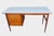 Mid-Century Modern Walnut Desk With White Laminate Top – Restored Vintage Writing Table For Sale - Image 12 of 12