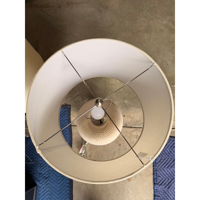 Jamie Young Jamie Young Cream Table Lamp For Sale - Image 4 of 7