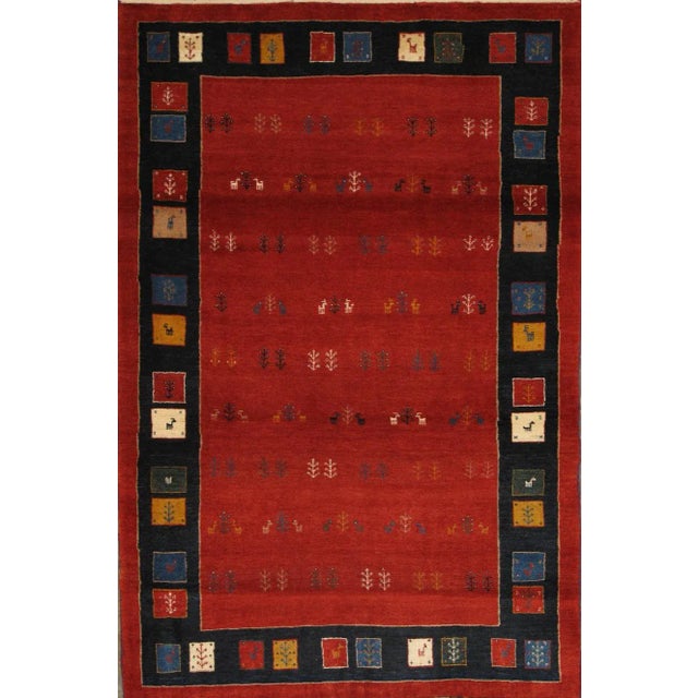 Pasargad Gabbeh Collection - 3'11" X 5'11" For Sale