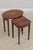 Maitland - Smith Maitland Smith Flame Mahogany Nesting Stack Tables For Sale - Image 4 of 16