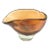 Vintage Murano Barovier E Toso Amber, Green and Gold Aventurine Glass Chunky Bowl, 1950's For Sale