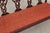 Vintage Carved Mahogany Triple Back Settee Bench For Sale - Image 10 of 15