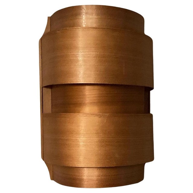 Mid-Century Modern Pine Veneer Wall Lamp by Translandia, Denmark, 1960s For Sale - Image 15 of 15