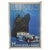 Blue Art Deco Mercedes Benz Automobile Advertising Poster, 1930s For Sale - Image 8 of 8