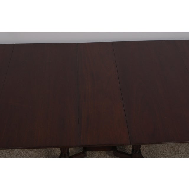 Kittinger Colonial Williamsburg Cw-177 3 Part Dining Banquet Table For Sale - Image 9 of 18