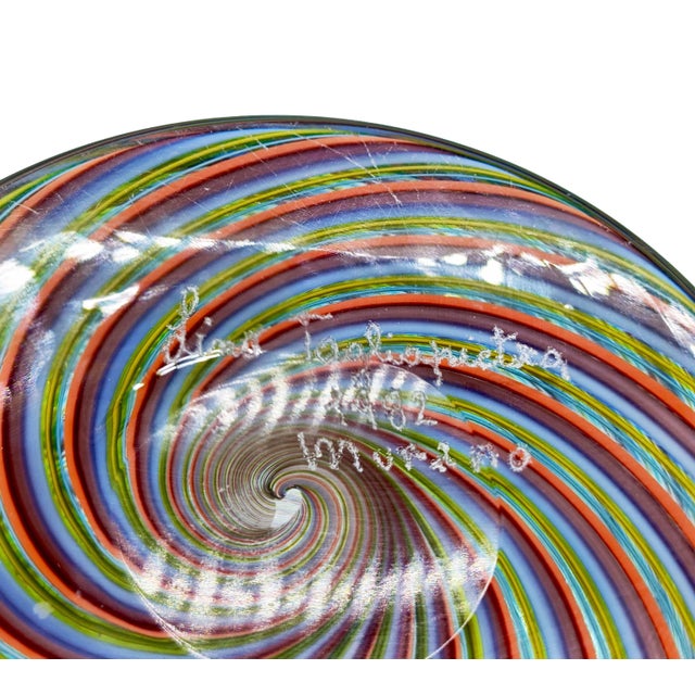Glass Murano Glass Vase by Lino Tagliapietra for Effetre International, Italy, 1980s For Sale - Image 7 of 9