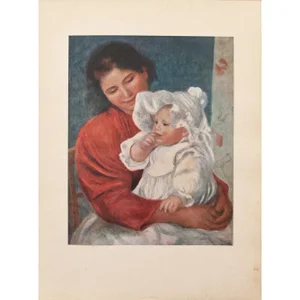 1940s After Auguste Renoir "Gabrielle and Jean", First Edition Full-Color Print