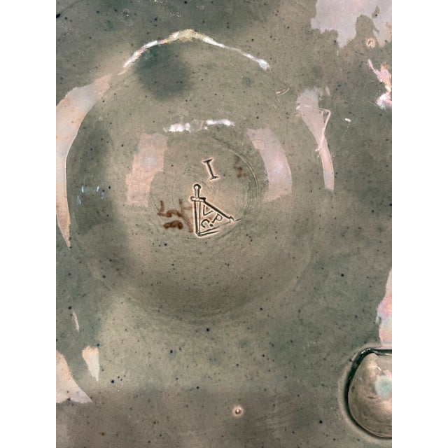 Turquoise Late 19th Century English Majolica Oyster Plate For Sale - Image 8 of 11