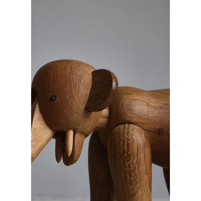 Oak Elephant Toy by Kay Bojesen, 1950s, Denmark For Sale - Image 6 of 12