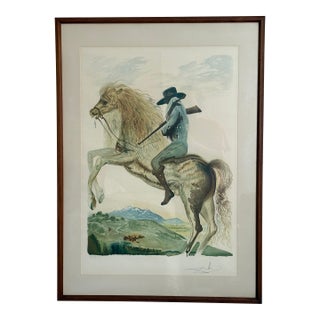 Salvador Dali - Signed Lithograph “Caballero” 1968 For Sale