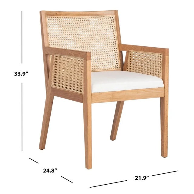 Contemporary chic meets coastal cool in this Malik Dining Chair. Malik’s natural woven rattan provides rich visual...