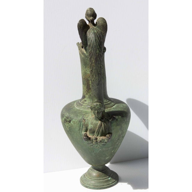 Late 19th Century 19th C. Grand Tour Bronze Ancient Roman Ewer For Sale - Image 5 of 8