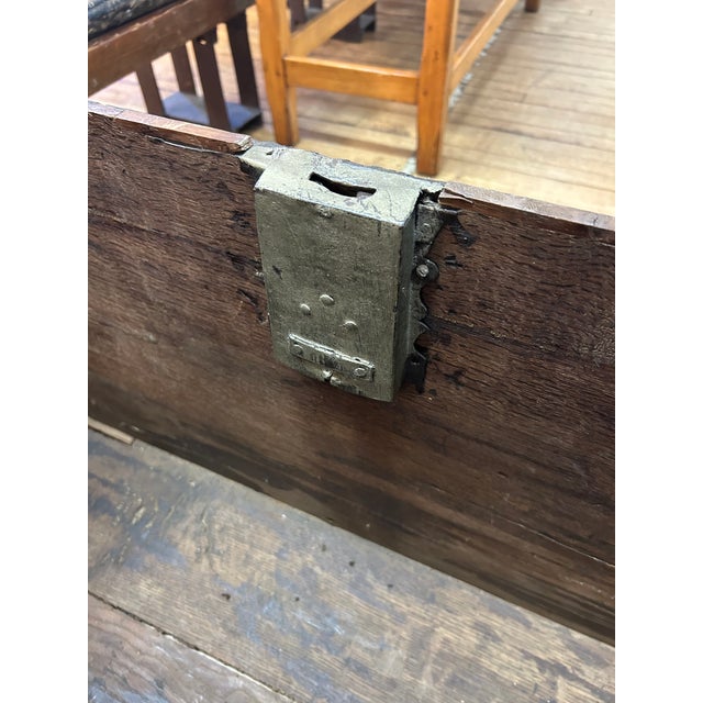 18th Century German Dome Top Oak Dowry Chest For Sale - Image 16 of 17