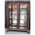 Mahogany China Cabinet with claw feet and carved pillars in fantastic condition. 51"W by 24"D by 64"T