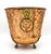 Metal Vintage Embossed Copper Planter / Cachepot With Lion Head Ring Handles & Paw Feet - English / French Country / Rustic European For Sale - Image 7 of 13