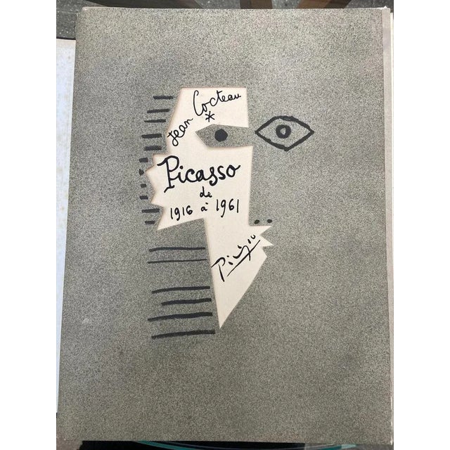 Portfolio "Picasso from 1916 to 1961" - Jean Cocteau and Pablo Picasso - 1962 1962 For Sale - Image 10 of 10