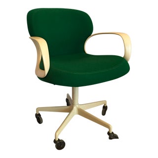Modern Green Rolling Chair For Sale