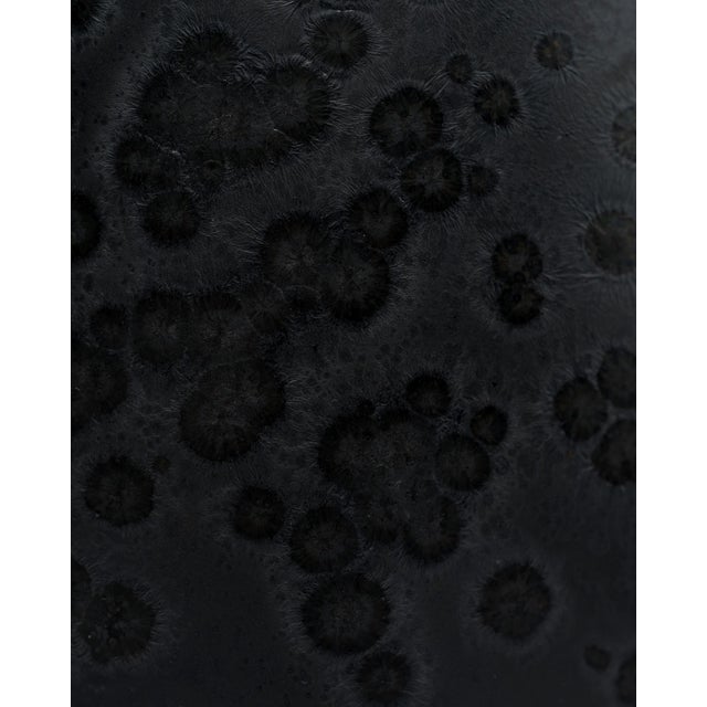 Ceramic Crystalline Glaze Ceramic Vase by Karin and Walther Zander, Germany, 1977 For Sale - Image 7 of 9