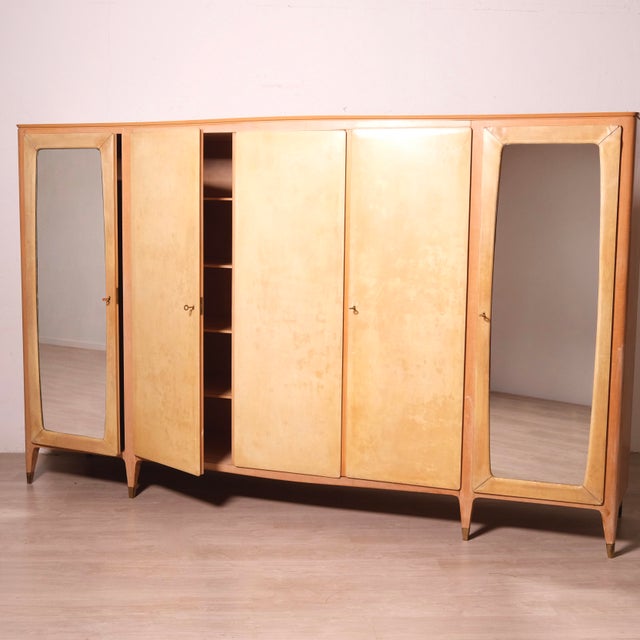 Five-Door Wardrobe by Paolo Buffa, 1950s For Sale - Image 4 of 18