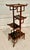 Aesthetic Movement Chinoiserie Bamboo Faux Tortoise Tiered Display Stand For Sale - Image 11 of 12