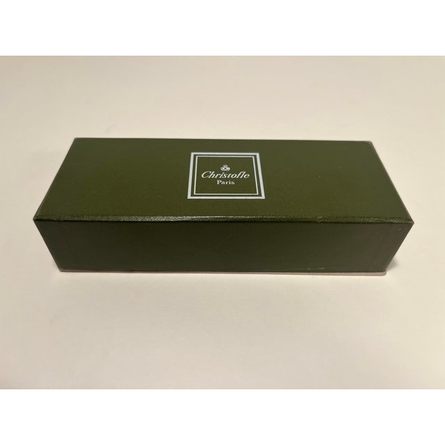 1990s 1990s French Christofle Silver Plate & Ebony Gourmet Champagne & Wine Bottle Opener For Sale - Image 5 of 7