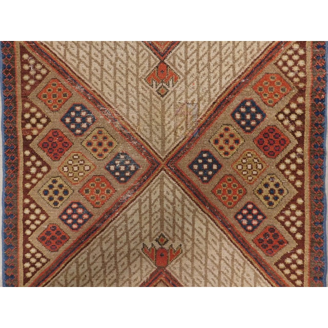 1920s Antique Persian Malayer Camel Hair Runner Rug. 2'6"x 11' For Sale - Image 5 of 15