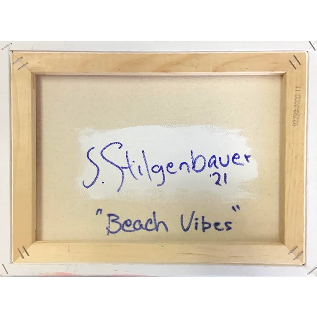 Acrylic on 9” by 12”. Stretched Canvas. Artist signed and Titled on the back side with S. Stilgenbauer (CA Artist Stephen...