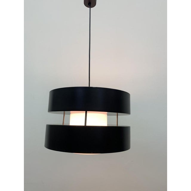 Metal Hagoort 259 Minimalist Hanging Lamp, 1960s For Sale - Image 7 of 18