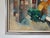 Wood 1970’s Mid-Century Impressionist Geometric Abstract Cityscape Oil on Canvas Painting, Framed For Sale - Image 7 of 12