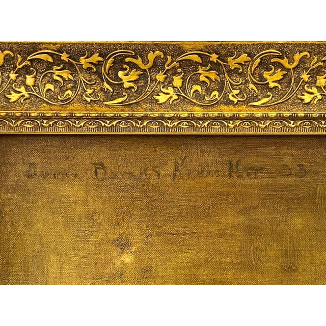 Mid Century Orientalist Painting Listed Artist For Sale - Image 4 of 5