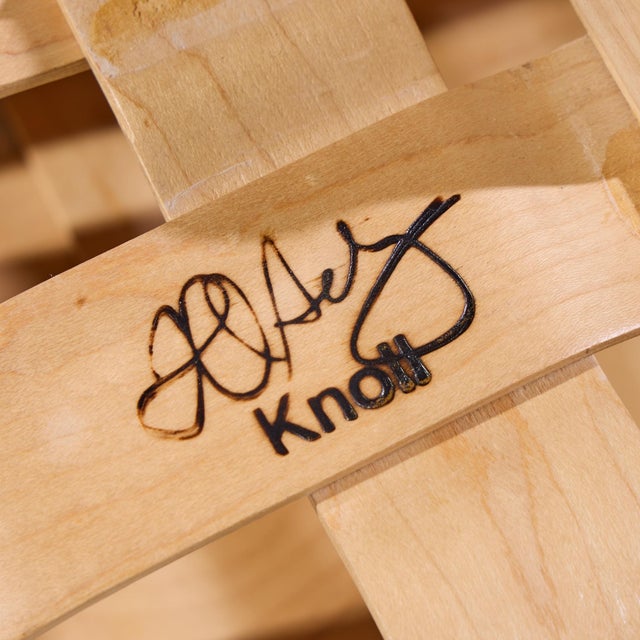 Frank Gehry for Knoll Mid Century Power Play Chair and Ottoman For Sale - Image 11 of 11