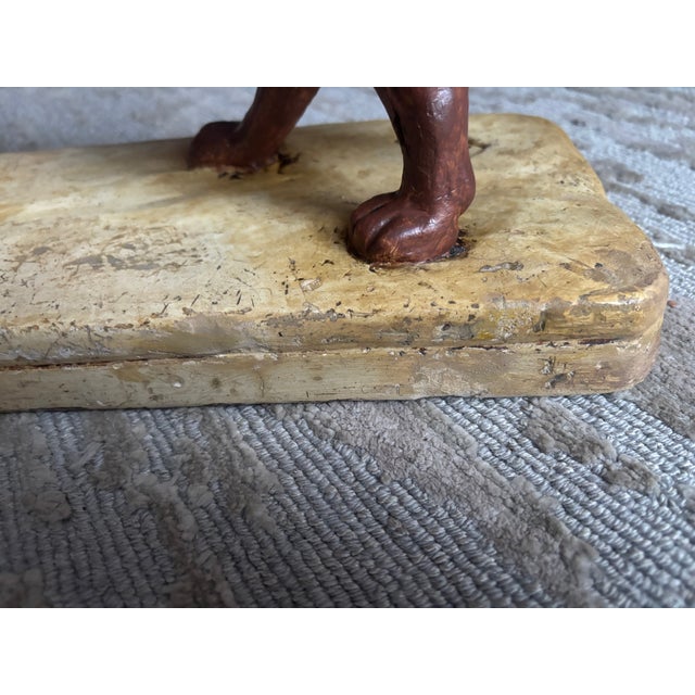 Plaster Sculpture of a Retriever or Setter. 50's For Sale - Image 15 of 16