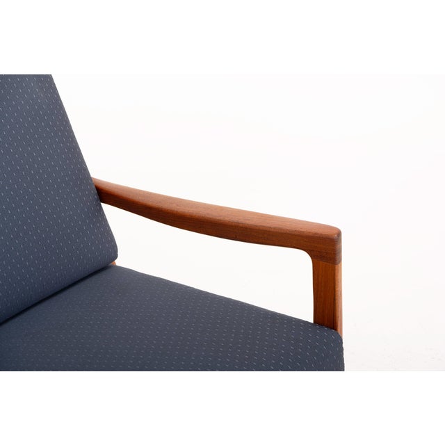 Brown Rocking Chairs by Ole Wanscher for Cado, 1960s, Set of 2 For Sale - Image 8 of 13